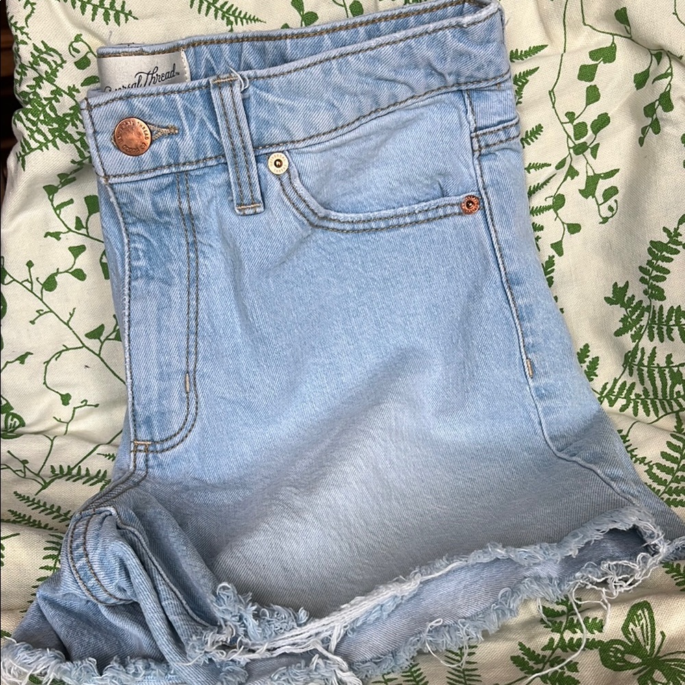 Light Blue Denim Shorts